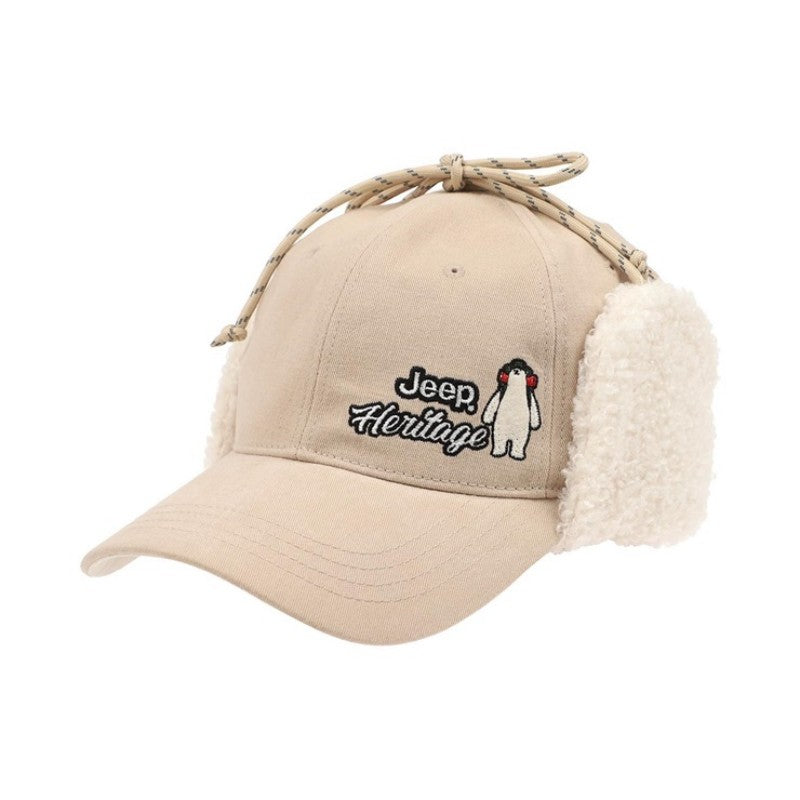 【WE ARE】韓國JEEP休閒護耳棒球帽JQ4GCU632