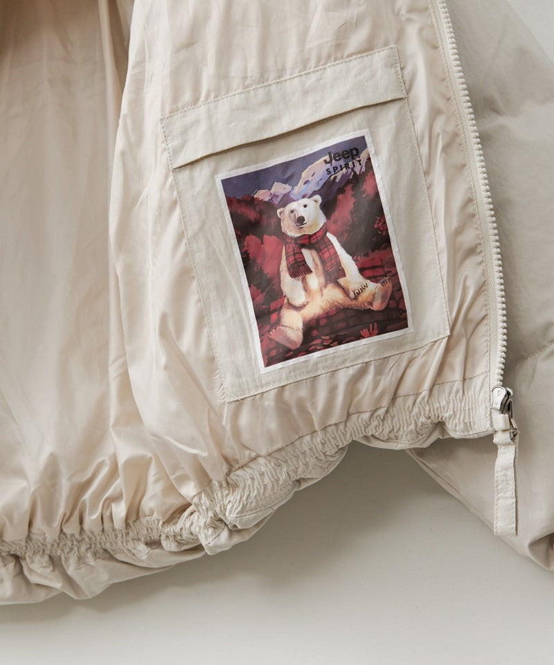 女款【WE ARE】韓國JEEP休閒連帽羽絨服JQ4JPF406