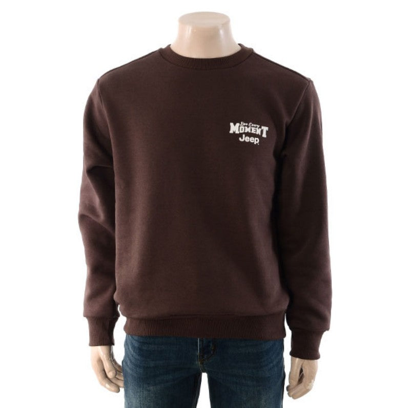 【WE ARE】韓國JEEP圓領大學T衛衣JQ4TSU882