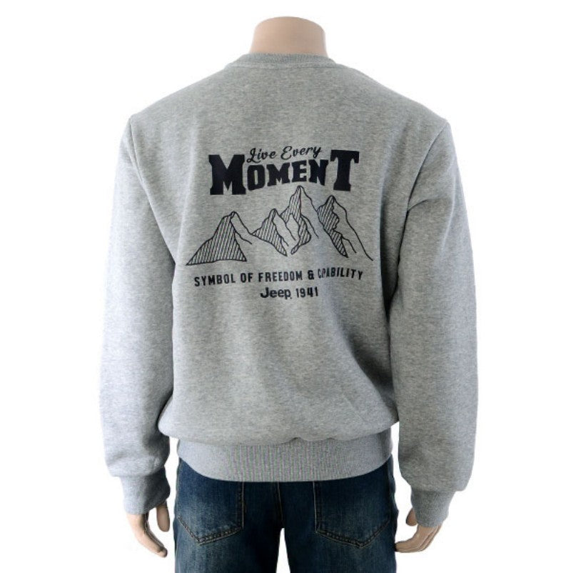 【WE ARE】韓國JEEP圓領大學T衛衣JQ4TSU882