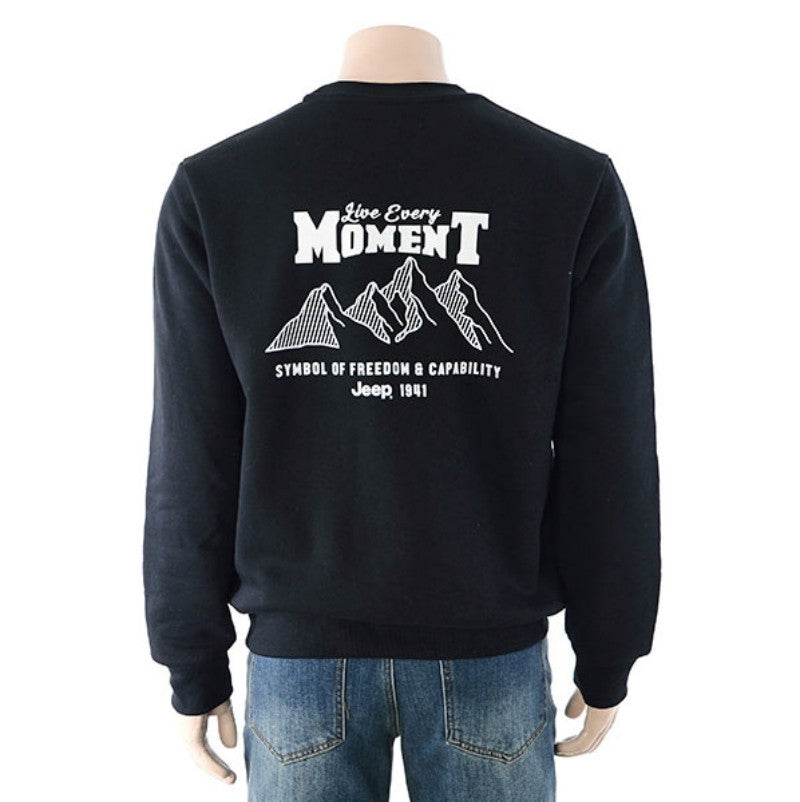 【WE ARE】韓國JEEP圓領大學T衛衣JQ4TSU882