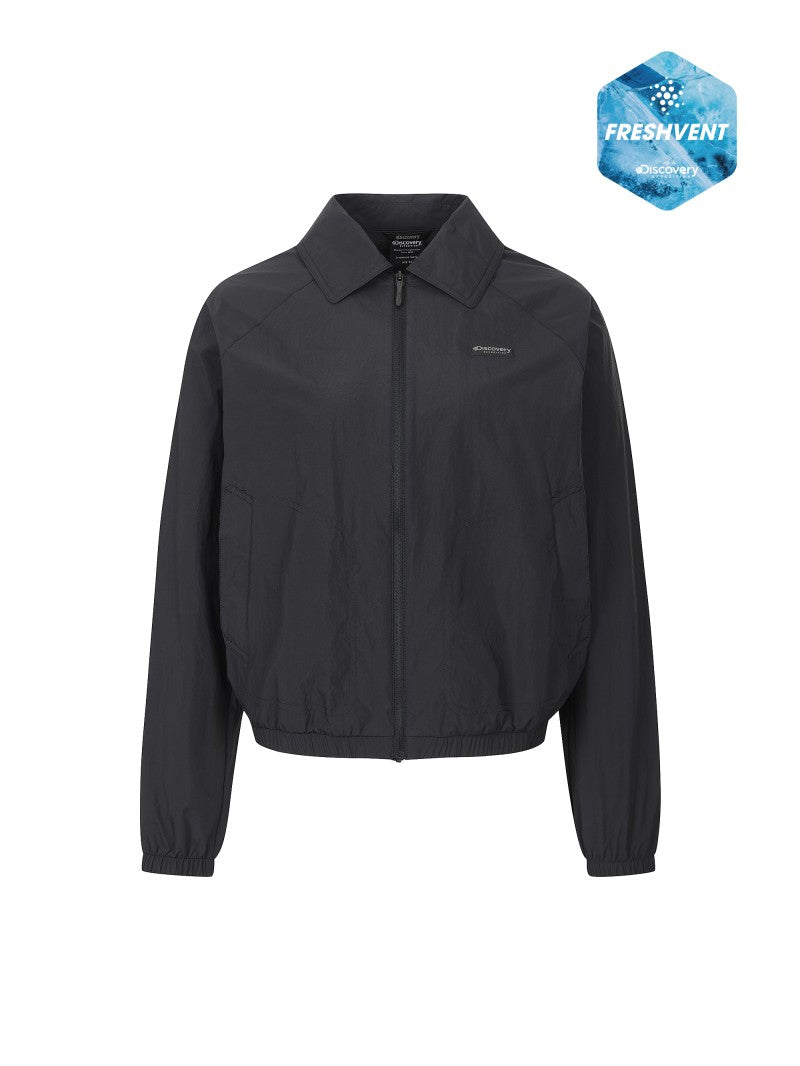【WE ARE】韓國Discovery女款涼感翻領夾克DWWJ97063
