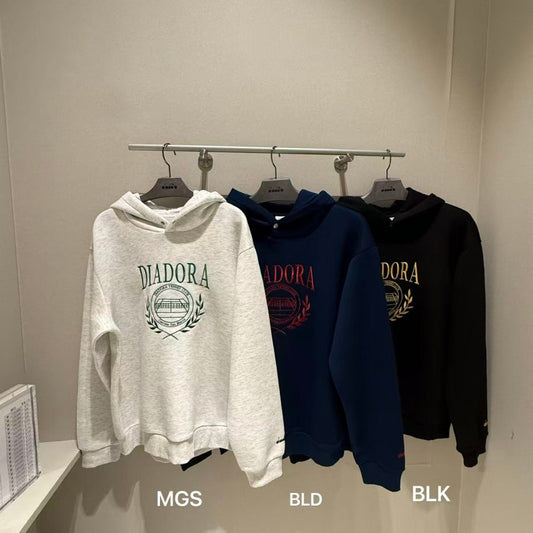 【WE ARE】韓國Diadora套頭連帽大學T衛衣D5323LHD22