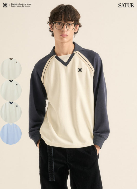 Satur折扣款 【WE ARE】韓國Satur大學T衛衣SA243UTM08