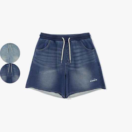 【WE ARE】韓國Diadora牛仔短褲D6122LHP29