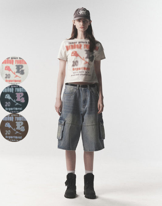 【WE ARE】韓國PHYPS 光暈字體短袖T恤 PFM1SS210A