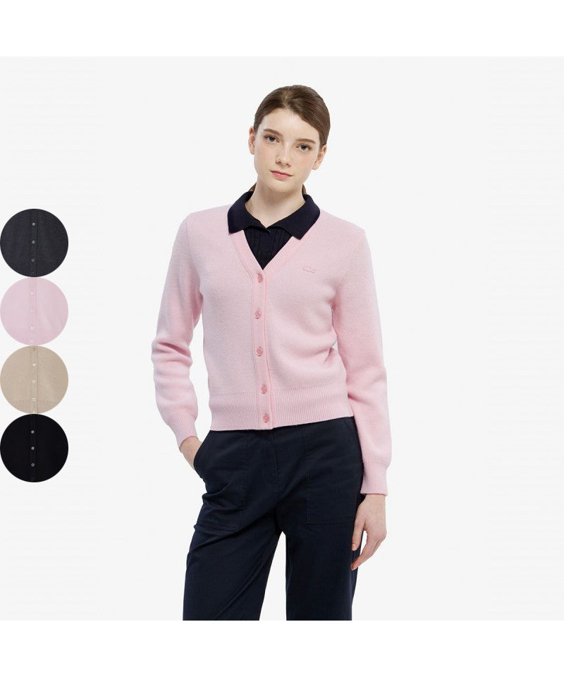 女款【WE ARE】韓國LACOSTE鱷魚開衫外套AF209E55N