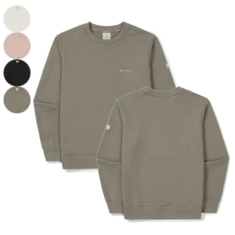 【WE ARE】韓國snow peak雪峰 女款手臂布標大學T S26SWFHT51