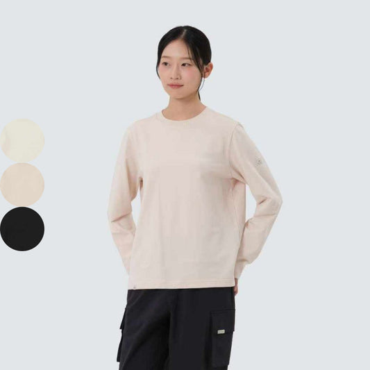 女款【WE ARE】韓國snow peak雪峰圓領大學T S25FWFTL11