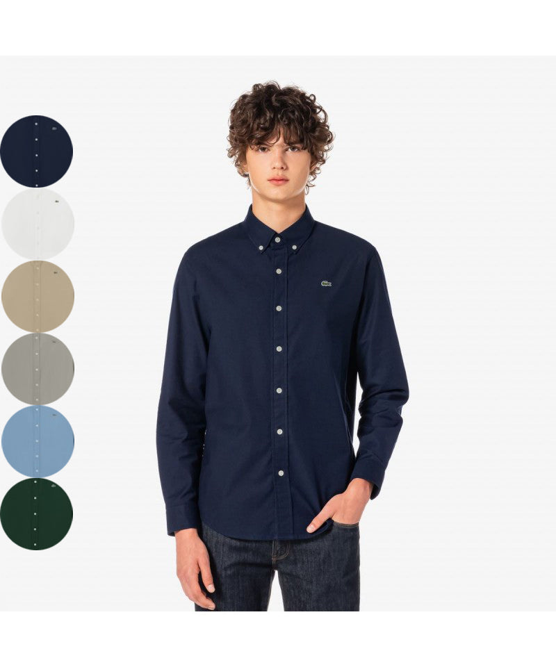 男款【WE ARE】韓國LACOSTE鱷魚長袖襯衫CH931E55N