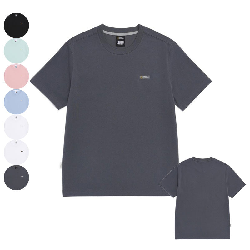 男女同款【WE ARE】韓國國家地理休閒短袖T恤N265UTS010