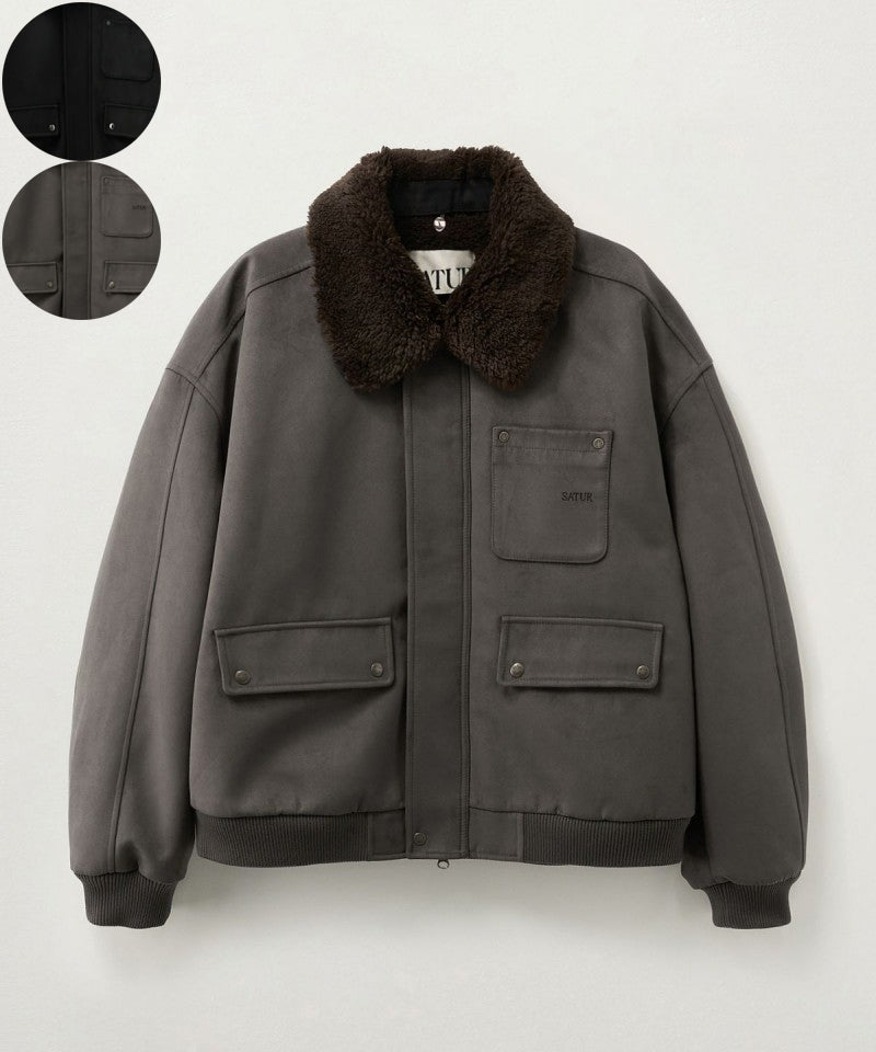 男女同款【WE ARE】韓國Satur毛絨外套SA254MJP06