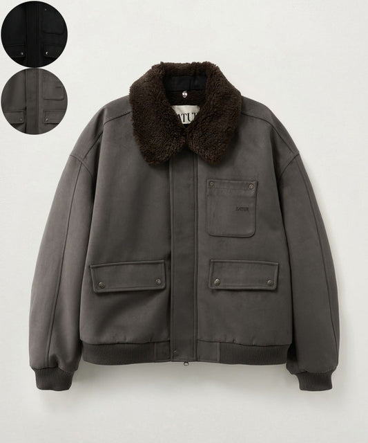 男女同款【WE ARE】韓國Satur毛絨外套SA254MJP06