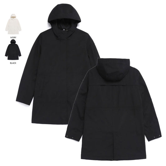 女款【WE ARE】韓國國家地理連帽風衣長外套N261WJP270