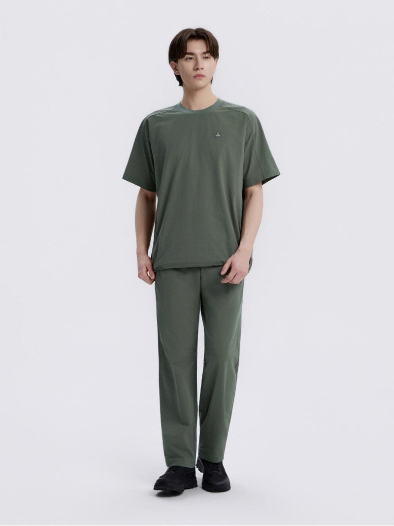 涼感 男女同款【WE ARE】韓國國家地理休閒褲N262UPT191