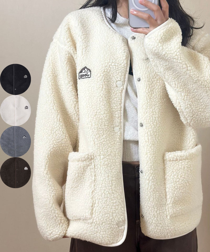 中性版【WE ARE】韓國JEEP 羊羔毛外套JR5TZU193