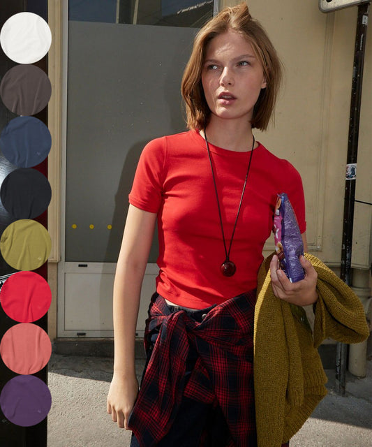 【WE ARE】韓國CITYBREEZE 純棉圓領短袖 CTH3TS12