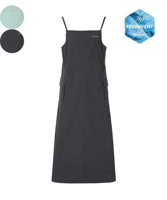 【WE ARE】韓國Discovery休閒吊帶連衣裙DWOP95063