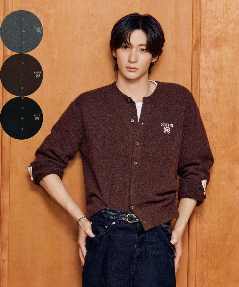 男款【WE ARE】韓國Satur針織開衫外套SA254MKC08