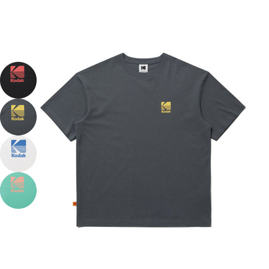 微厚磅【WE ARE】韓國KODAK柯達 撞色logo短袖T恤 K6223LRS36