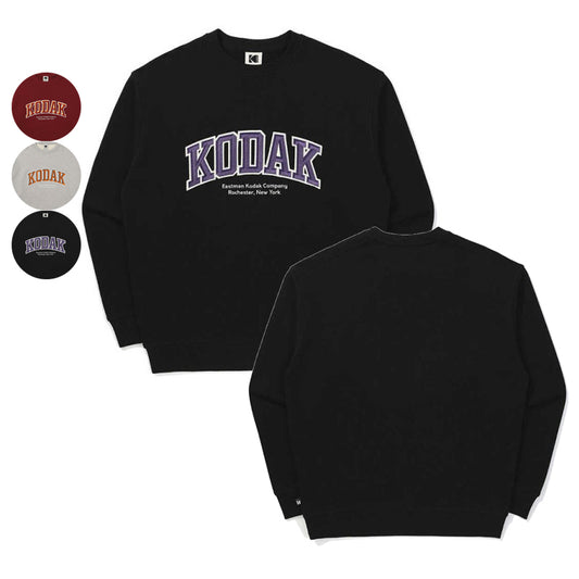【WE ARE】韓國KODAK柯達 美式LOGO圓領大學T K5323EFS81