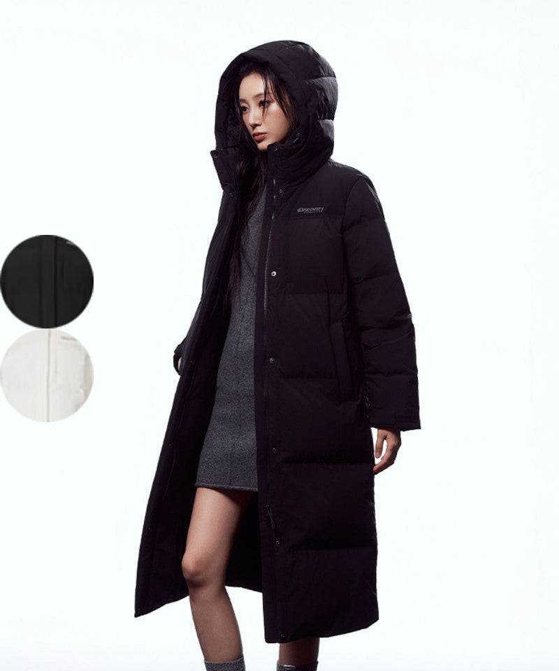 【WE ARE】韓國Discovery長款連帽羽絨服外套DWDJ8F056