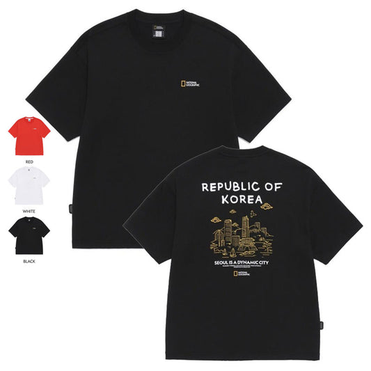 【WE ARE】韓國國家地理休閒短袖T恤N262UTS622