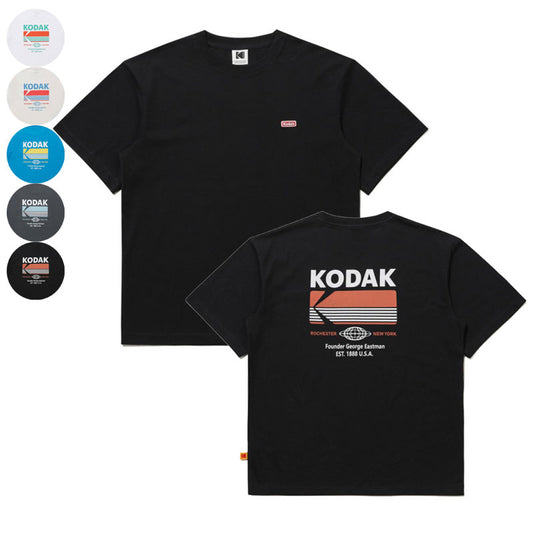 【WE ARE】韓國KODAK柯達 經典背面膠印logo短袖T恤K6223LRS54