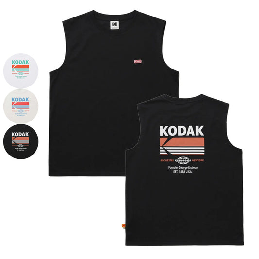 【WE ARE】韓國KODAK柯達休閒無袖背心T恤K6223LSL51