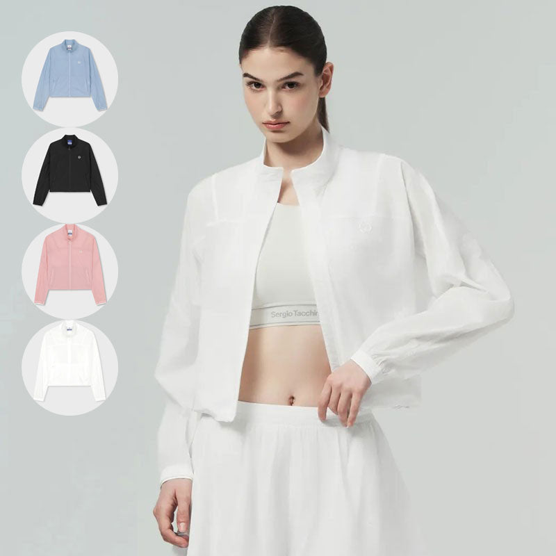 【WE ARE】韓國SERGIO TACCHINI 微短版涼感防曬外套TWWJ20863