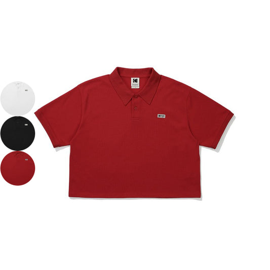 Women's [WE ARE] Korean KODAK Kodak short version POLO short sleeve K5222ETS32