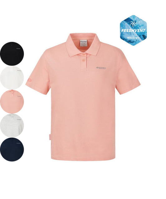 【WE ARE】韓國Discovery短袖翻領T恤DWTS72063