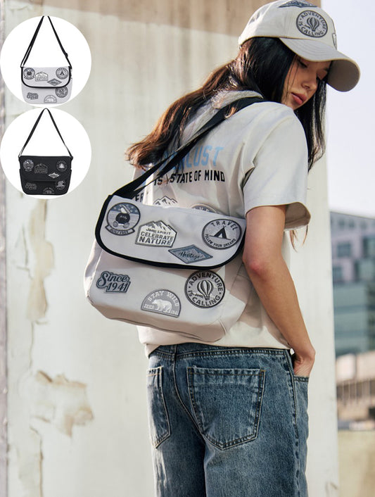 【WE ARE】韓國JEEP單肩斜挎包JQ0GAU512