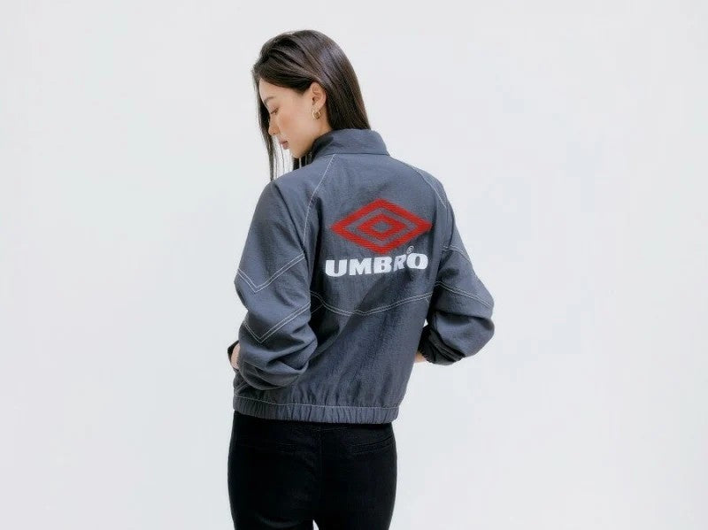 【WE ARE】韓國Umbro立領撞色雙拉鏈風衣外套UR324CJK91
