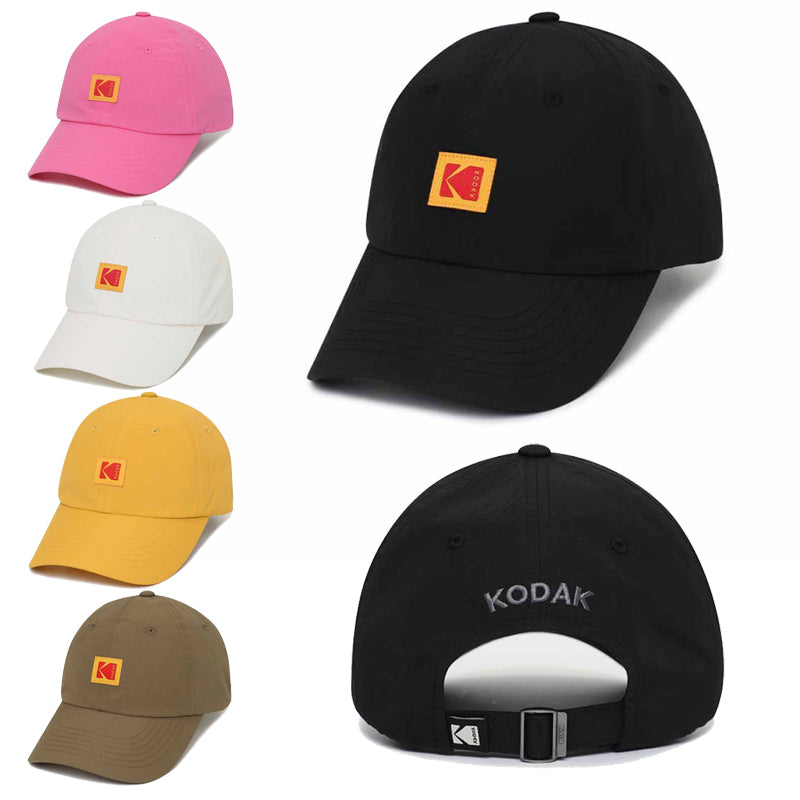 【WE ARE】Korea โกดัก Square Logo Nylon Relax Fit Ball Cap K5143LCP33