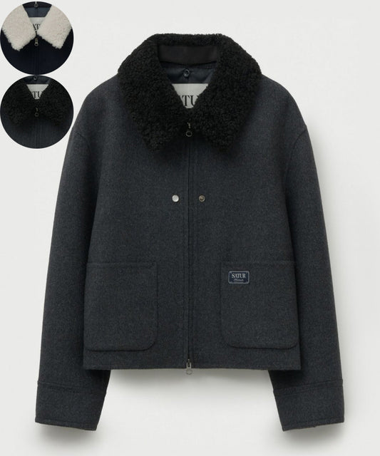 女款【WE ARE】韓國Satur呢子外套SA253WJK07