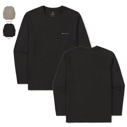 男款【WE ARE】韓國snow peak雪峰彈力基礎長袖T恤S26SMTTL20