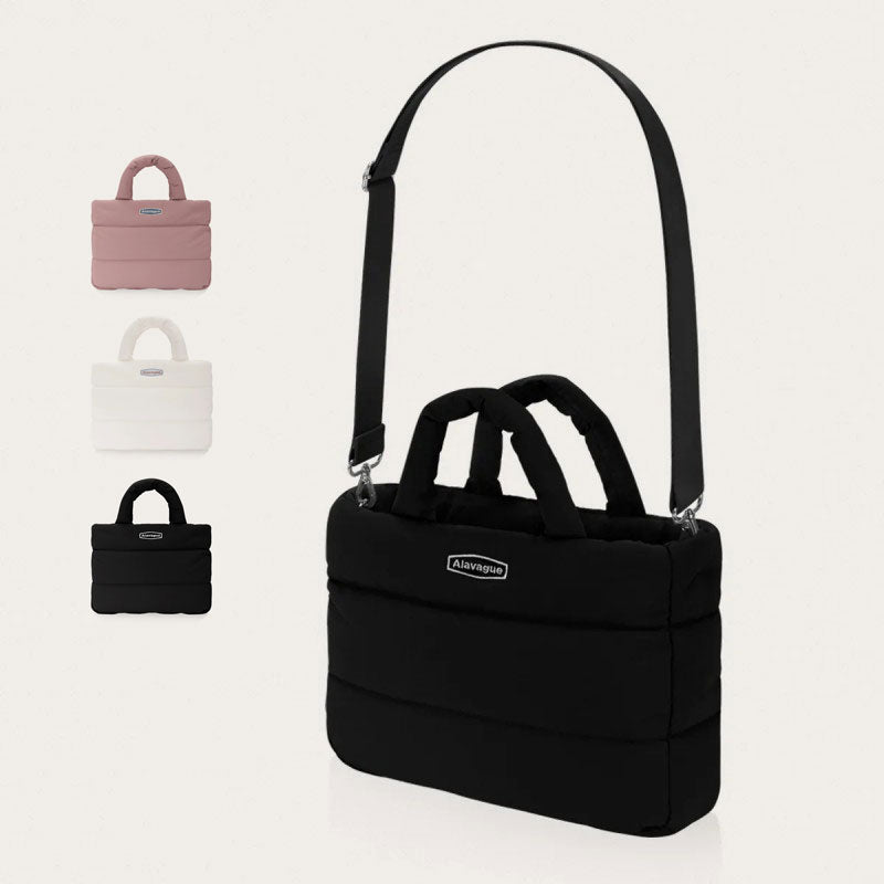 【WE ARE】韓國ALAVAGUE休閒單肩斜挎手提包아발론 백 S