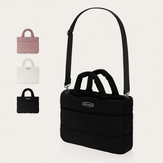 【WE ARE】韓國ALAVAGUE休閒單肩斜挎手提包아발론 백 S