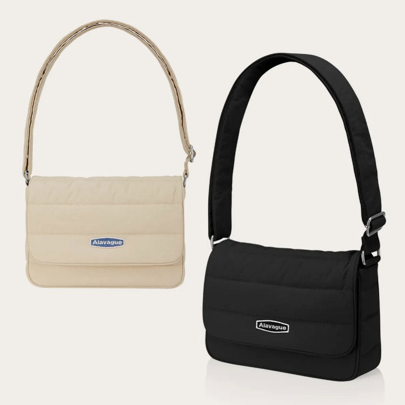 【WE ARE】韓國ALAVAGUE休閒單肩斜挎包아발론 크로스 S