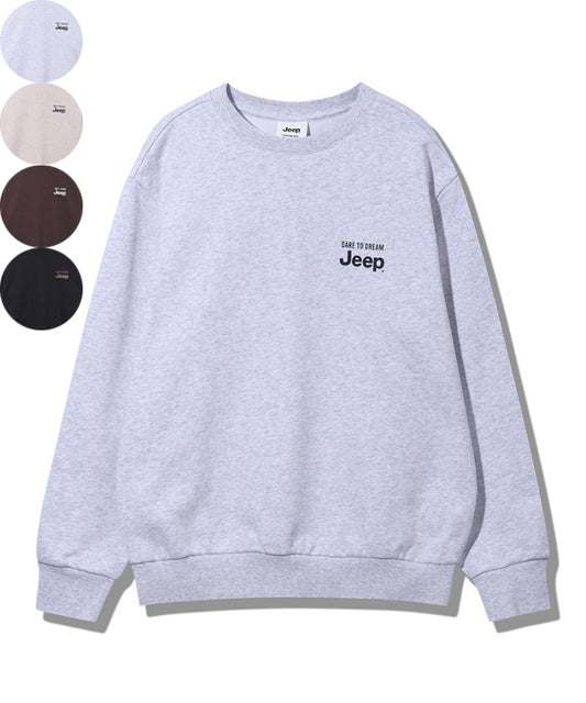 男女同款【WE ARE】韓國JEEP休閒大學T衛衣JQ3TSU891