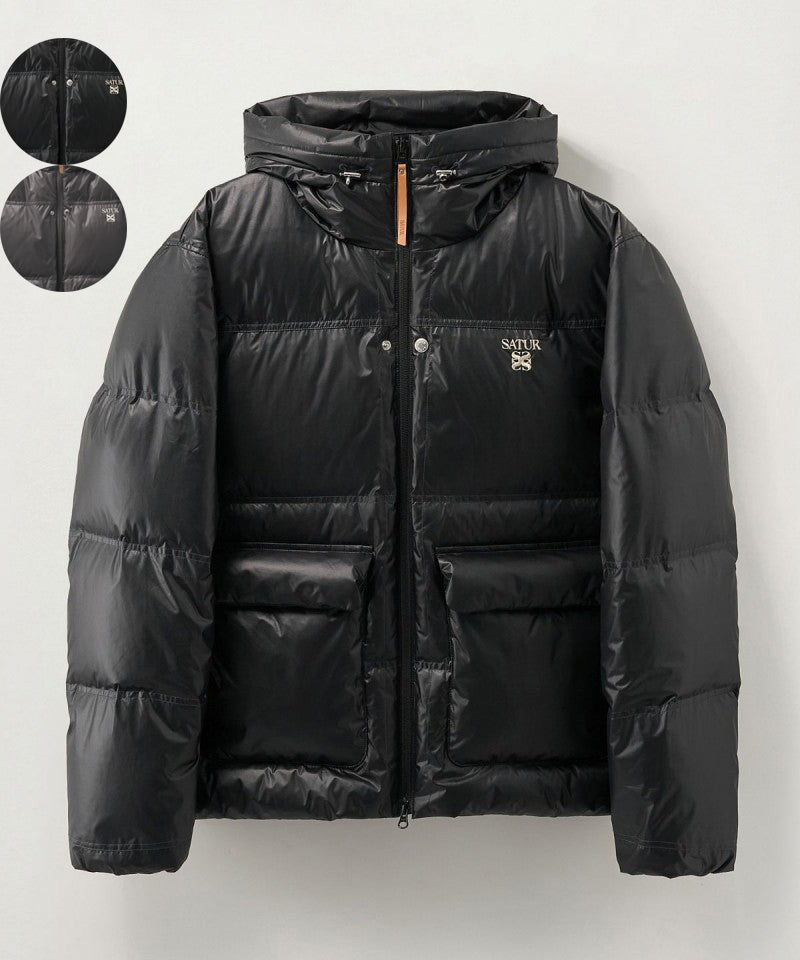 男女同款【WE ARE】韓國Satur連帽羽絨服外套SA254UDW07