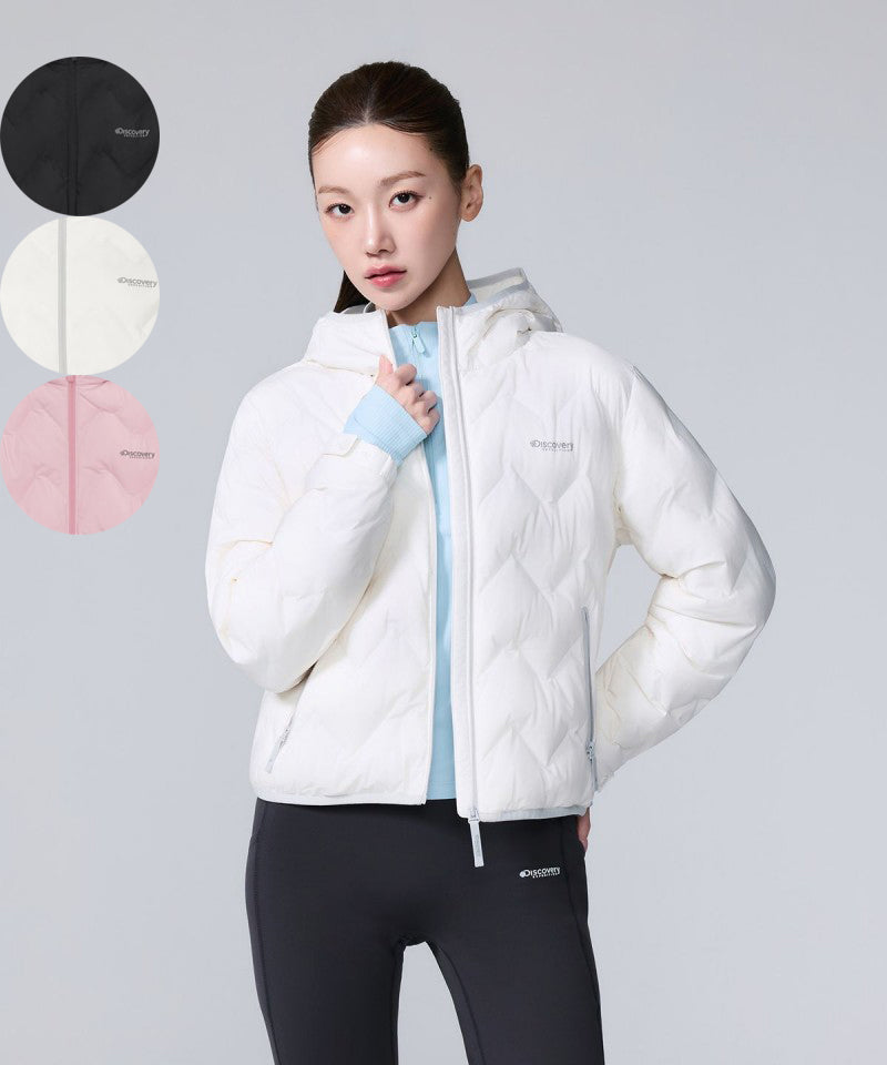 女款【WE ARE】韓國Discovery休閒羽絨服外套DWDJ84066