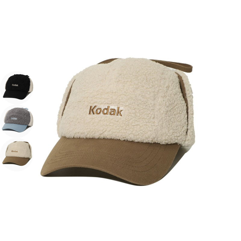 【WE ARE】韓國KODAK柯達抓絨護耳帽棒球帽K5443LCPN1