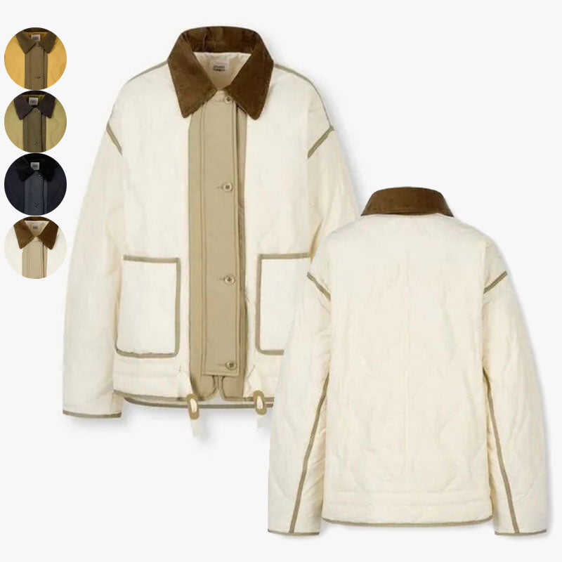 【WE ARE】韓國Studio Tomboy異材質接拼鴨絨外套 9105414102