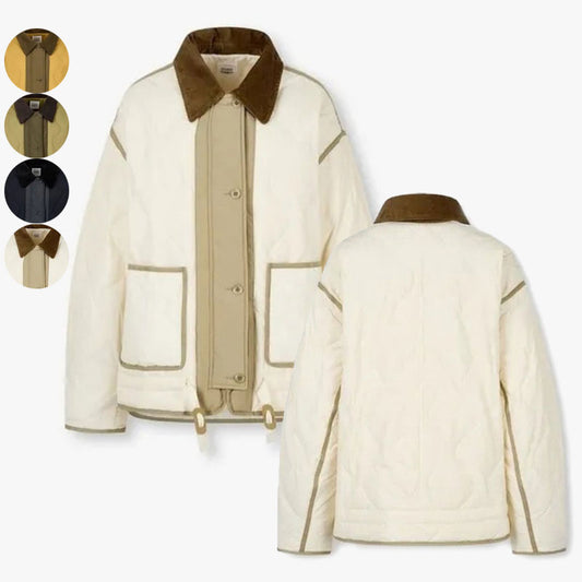 【WE ARE】韓國Studio Tomboy異材質接拼鴨絨外套 9105414102