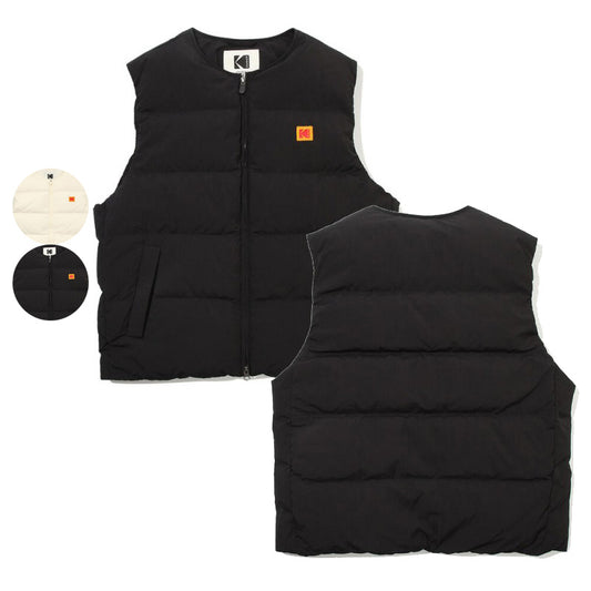 【WE ARE】韓國KODAK柯達 圓領鴨絨雙拉鏈背心 K5423EDV81