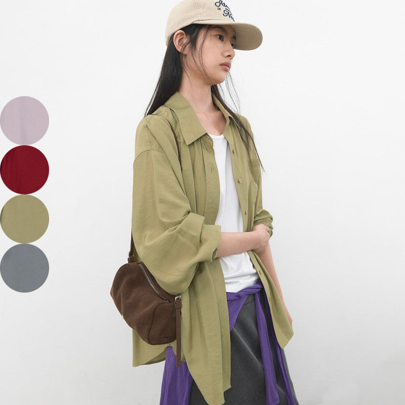 【WE ARE】韓國Atelier Nain休閒垂墜襯衫 NMP5NWBL4451M0