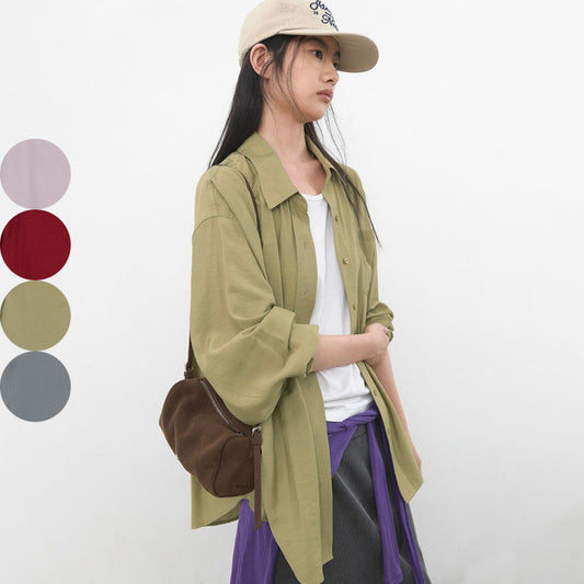 【WE ARE】韓國Atelier Nain休閒垂墜襯衫 NMP5NWBL4451M0