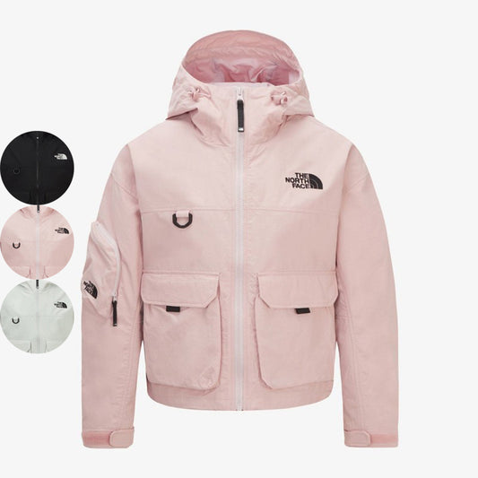 女款【WE ARE】韓國THE NORTH FACE 連帽防風外套NJ3BR34